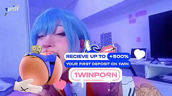 Rei Ayanami Cosplay Blowjob Dan Cumshot Di Dalam Bodysuit