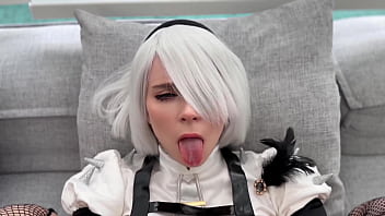 2b Dihardikin Dalam Segala Posisi Dan Ditempelin Cairan Panas Di Wajahnya – Cosplay Nier: Automata