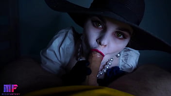 Nyonya Dimitrescu Siap Menggoda Dan Menghancurkanmu. Cosplay Panas Dari Resident Evil Village.