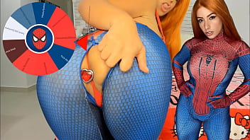 Mary Jane Dari Spider-man Cosplay Mainkan Roda Seks, Blowjob, Payudara Besar Bergoyang, Dan Buttplug… Coba Tahan Ejakulasi