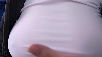 Pacar Korea Berpayudara Besar Bermain Peran Dengan Stoking Hitam Yang Menggoda