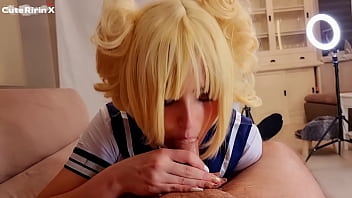 Pov: Nikmati Sensasi Blowjob Dan Telan Dari Cuteririnx Yang Bercosplay Toga Himiko