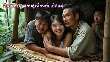 ลุ้นระทึก แอบส่องแม่โดนเพื่อนพ่อจับเย็ดหีเปียก