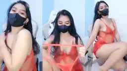 Goyang Striptis Transparan Babyaoraa Mango Live