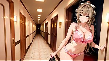 Sento Isuzu Melayani Panggilan Mesum, Digilir Dan Ditumpahi Di Hotel Dengan Cosplay Hentai Buatan Ai.