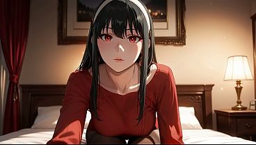 Yor Forger Jadi Pelacur Ranjang, Cosplay Hentai Mesum Hasil Ai.