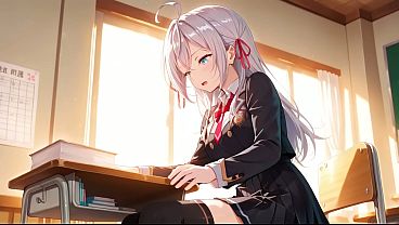 Kesempatan Terakhir Alya Untuk Memperbaiki Nilai Buruknya Dengan Cosplay Hentai Alisa Mikhailovna (buatan Ai)