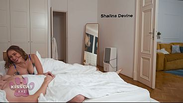 Anak Tiri Lihat Ibu Tiri, Shalina Devine, Digenjot Suaminya Sampe Keluar Di Dalem.