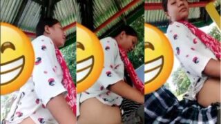 Gadis Assam Ngebut Di Kontol Pacarnya Sambil Main Sex Di Luar Rumah Ala Desi.