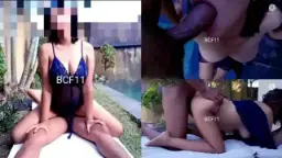 Liburan Di Villa Outdoor, Malah Berakhir Ngewe Di Kolam Renang.