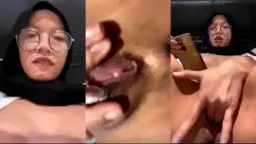 Vcs Bareng Panya Hijab, Zoom Ke Lubang Memek Basah