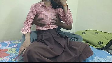 Cewek Kuliahan India Digebrak Doi Di Kamar Kos, Crot Sampe Meraung.