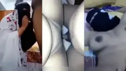 Genjot Nenenk Basah Wanita Bercadar Sampe Muncrat.
