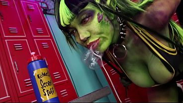Telanjangin Tuhan Monster Mama Yang Kesepian! Cosplay Space Jam Yang Bikin Ngaceng